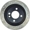 Centric Parts Sport Cross Drilled Brake Rotor, 128.34066L 128.34066L - alternate 1